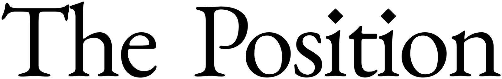 The Position