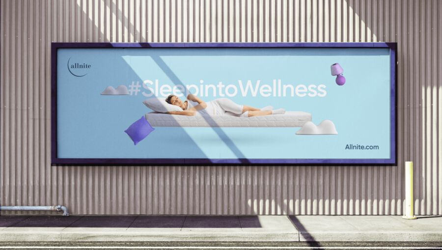 Allnite billboard, Sleep into Wellness