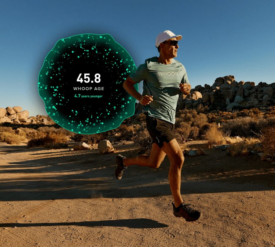 WHOOP athlete running